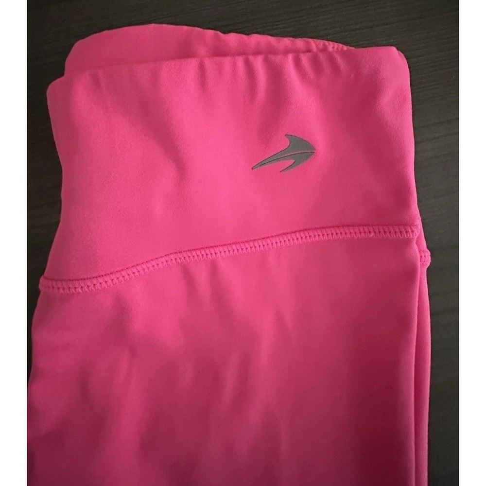 Legging Yoga Compressionz Women's‎ Large Pink Pocket Gym Workout Compression